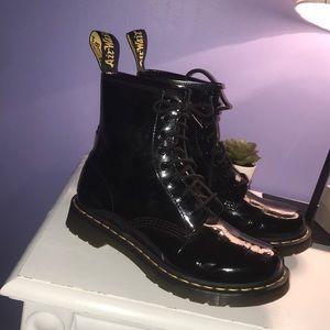 Black Patent Doc Martens